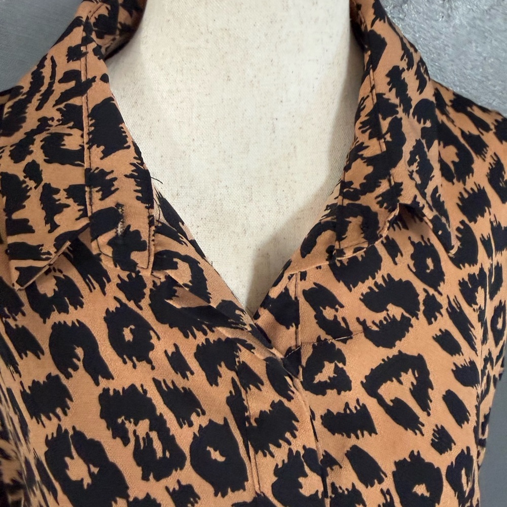 Missguided Animal Print Blouse